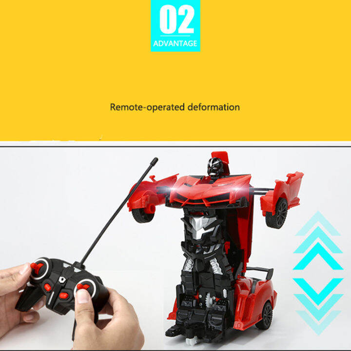 118-rc-transformer-รถ2-in-1-transformation-robots-รุ่นรีโมทคอนลรถแข่งของเล่นต่อสู้ของเล่นของขวัญเด็กวันเกิด-toy