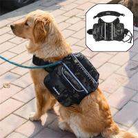 Tactical Dog Harness Backpack Oxford Fabric Training Vest Self Carrier Dog Harness For Small Medium Sized Dogs Self Carrying