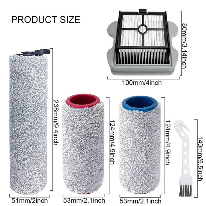 3-set-replacement-parts-roller-brush-hepa-filters-compatible-for-roborock-dyad-u10-wet-and-dry-vacuum-cleaner
