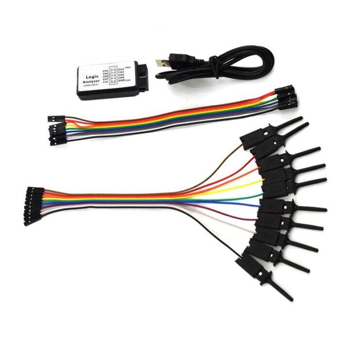 Test Hook Clip Logic Analyzer Test Folder for Jumper Wire Dupont Cable