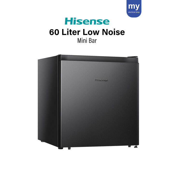 Hisense Mini Bar Fridge Refrigerator 60 Liter RR60D4ABN Lazada