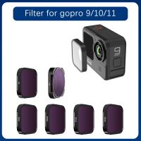 Filter for GoPro Hero 11 ND 8 ND16 ND32 CPL Lens Filter Protective for GoPro 10 /9 ND Action Camera Filters Set Accessories