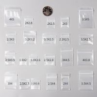 【CC】 100pcs Zip lock Plastic Small Ziplock Pill Pouches Size