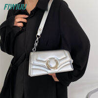 Hot FIWIUU ผู้หญิง PU ไหล่กระเป๋า Crossbody กระเป๋าสลิง Flap Moon Messenger คลัทช์ใต้วงแขนกระเป๋าแฟชั่น2023 New