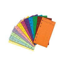 12 Pieces budgeting envelopes Cardstock Money Saving Durable Assorted Colors with Punch Hole