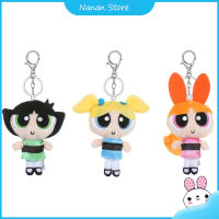 12cm Powerpuff Girls Plush Toys Cute Stuffed Cartoon Anime Character Plush Doll For Birthday Gifts