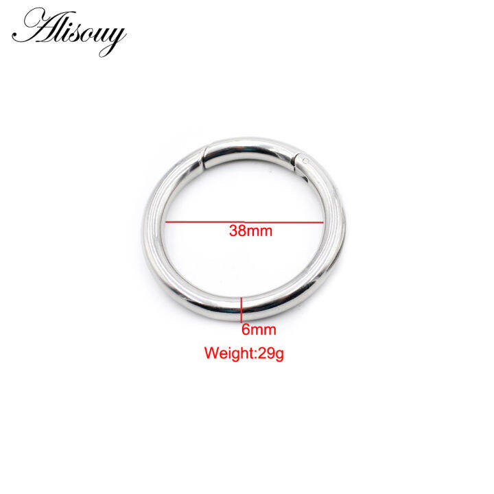 alisouy-1pc-สแตนเลสรอบวงกลมหูน้ำหนัก-heavy-expander-stretcher-ปลั๊กเครื่องวัด-hoop-ต่างหู-body-piercing-เครื่องประดับ