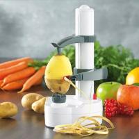 ✉ Electric Automatic Peeler Vegetables Potato Fruit Apple Orange Veg Peeling Tool Kitchen Machine Essential 3 Blades