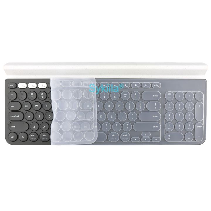 k780-keyboard-cover-for-logitech-k780-wireless-bluetooth-transparent-clear-black-film-silicone-tpu-protector-skin-case-slim