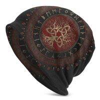 Bonnet Hats Viking Men Womens Thin Hat Tree Of With Triquetra Cap Street Skullies Beanies