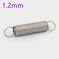 2pcs/lot 1.2mm Stainless Steel tension spring extension spring outer diameter 10mm 12mm length 40-100mm Nails Screws Fasteners