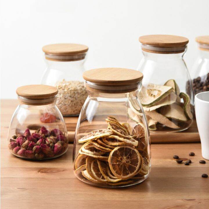 candy-jar-for-tea-leaf-ut-spices-glass-bamboo-cover-container-glass-jars-with-lids-cookie-jar-kitchen-jars-and-lids-wholesale