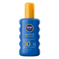 Nivea Protect &amp; Moisture Spray SPF30 200ml. (39077) นีเวีย ซัน โพรเท็ค แอนด์ มอยซ์เจอร์ สเปรย์ เอสพีเอฟ30