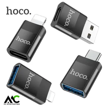 HOCO ADAPTADOR LIGHTNING A USB-A 2.0 UA17 - Negro — Cover company