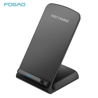10W Wireless Charger Fast Charging For iPhone 14 13 12 11 Pro 8 X XR XS Max Samsung Galaxy S22 S21 S20 Note 20 Stand Holder Base