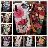 ♠ For OPPO Realme 6 Pro Case Realme6 3D Flower Emboss Silicone Phone Cases For OPPO Realme 8 8i X2 XT Cover Soft Relief Realme8i