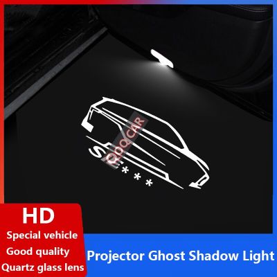 2Pcs For Toyota Sienna LED Car Door Warning Light Projector Ghost Shadow Laster Welcome Modification Lamp Auto Accessories Glass Bulbs  LEDs HIDs