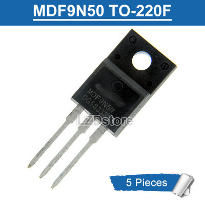 5ชิ้น TO-220F MDF9N50 MDF9N50TH 9N50 MDF 9A TO220F/500V N-Channel MOSFET ทรานซิสเตอร์ใหม่แบบดั้งเดิม IC