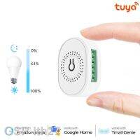 2023ใหม่✔Tuya DIY โมดูลตัวหรี่ WiFi SmartLife แอปรีโมทคอนโทรล220V โคมไฟติดผนังเปิดปิดสำหรับ Alexa Home