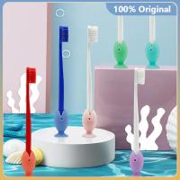 1/2pc Cute Standing Toothbrush Brush Cover Cap Stand Holder Suction Cup Portable Travel Bathroom Toothbrush Head Cover Protector