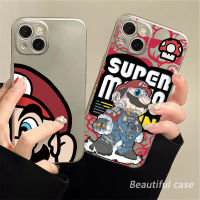 เคสโทรศัพท์ซิลิโคน TPU แบบนิ่ม ลายการ์ตูนน่ารัก กันกระแทก สําหรับ IPhone 14 13 12 11 Pro Max XS XR X 8 + 7 6S Plus Mini