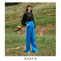 [asava aw21] Classic High-rise Straight Leg Pants กางเกงผู้หญิง อาซาว่า เอวสูง ขายาว ทรงตรง