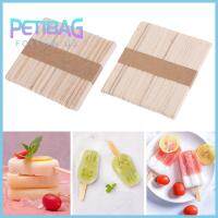 PETIBAG แฮนด์เมด เครื่องมือทำเค้ก ศิลปะสำหรับเด็ก งานไม้ ไอศกรีมแท่ง ไม้ไอติม ไม้ซุง การทำไอติม