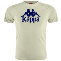 เสื้อยืด KAPPA	AUTHENTIC ESTESSI SLIM White Antique-Blue Royal