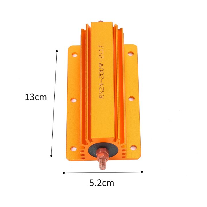 rx24ตัวต้านทานโลหะแบบลวดพันลวดเย็บกระสอบ1ohm-2ohm-4ohm-8ohm-10ohm-200วัตต์