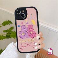 เคสโทรศัพท์มือถือคู่รัก แบบนิ่ม ลายการ์ตูนหมีกราฟฟิตี้หัวใจน่ารัก สําหรับ Redmi 9C 9T 12C A1 9A 10 A2 9 10A 10C Redmi Note 11 10 Pro 9s 11s 8 10s Pro+ K40s POCO X3 M3 NFC Mi 11 Lite เคส