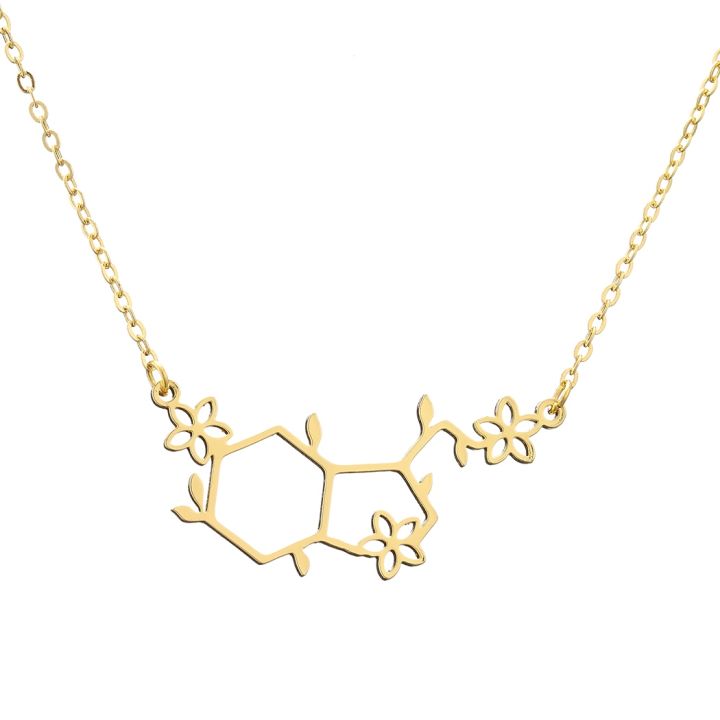 mm75-todorova-serotonin-โมเลกุลเคมีรูปหลายเหลี่ยมจี้สร้อยคอผู้หญิง-happy-hormone-โมเลกุลสร้อยคอเครื่องประดับสแตนเลส