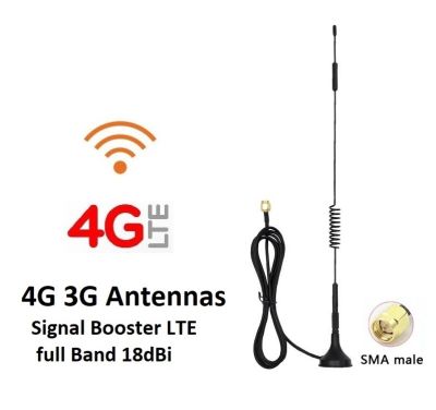 เสาอากาศ 18dBi Signal Booster 4G/3G/GSM LTE 700-2700MHz SMA Port 4G Router