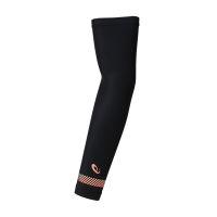 Asics ปลอกแขน Arm Sleeves | Black/Blazing Coral ( 3013A618-002 )