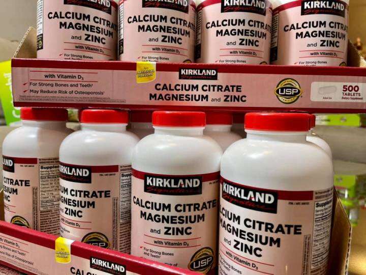 Kirkland Signature Calcium Citrate Magnesium & Zinc Lazada PH