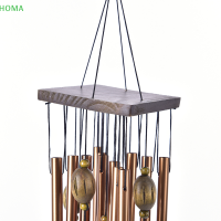 ?【Lowest price】HOMA กระดิ่งลมขนาดใหญ่ท่อทองแดงประดับสวนกลางแจ้งบ้าน