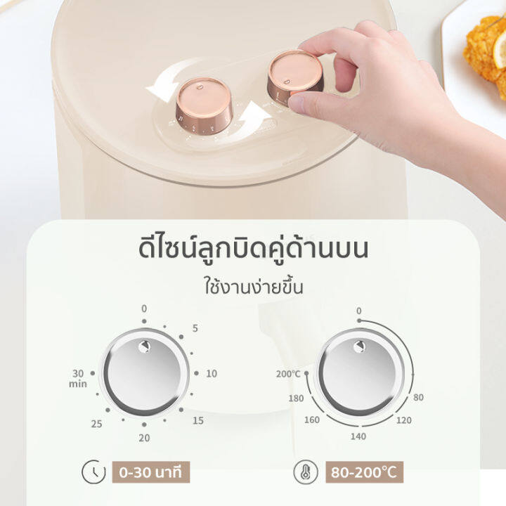 ไบร์ทแนะนำ-simplus-หม้อทอดไร้มัน-หม้อทอดไร้น้ำมัน-air-fryer-หม้อทอดเฟรนช์ฟรายส์ไร้น้ำมัน-มัลติฟังก์ชั่น-ความจุขนาดใหญ่-4l-รับประกัน-kqzg007