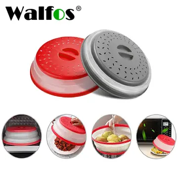 Microwave Cover Microwave Cover Foldable Microwave Lid with Hook Design  Multi-purpose Microwave Sleeve Collapsible Food Plate Cover BPA-Free 