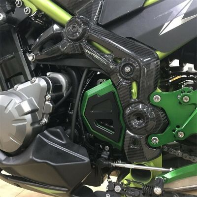 สำหรับ KAWASAKI Z900 Z 900 2017 2018 2019 2020เฟืองหน้ารถจักรยานยนต์ฝาครอบป้องกันกระเป๋าคลัทช์มีโซ่เลื่อนเครื่องป้องกันการกระแทก
