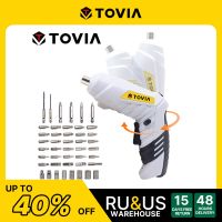 TOVIA 3.6v Electric Screwdriver Mini Cordless Screwdriver Rechargeable USB Portable Electric Screwdriver Power Drill