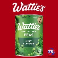 WATTIES MINTED PEAS วัตตี้ส์ ถั่วลันเตาในน้ำเกลือ กลิ่นมินต์ 420g