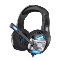 Gaming Headset Surround Stereo Headset with Noise Reduction Mic and LED Light, for PC PS4 Xbox One Laptop Smart Phone