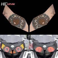 Motorcycle 3D Front Fairing Headlight Sticker Guard Stickers Protection For Benelli TRK 502 TRK502