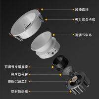 Embedded deep anti-dazzle cup shoots the light led downlight 7.5 cm hole hotel to wash the wall lamp commercial shop ceiling ---sd238804₪