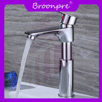 Broonpre ห้องน้ำ faucets เครื่องผสมเย็นเดี่ยวเครนล้างอ่างล้างจานก๊อกน้ำ