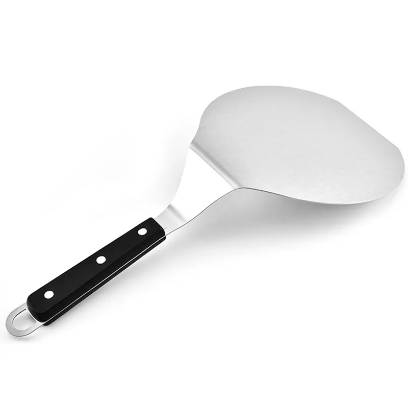 Extra-large Stainless Steel Wide Spatula Turner With Strong Wooden Handle -  Dishwasher Safe Pizza P