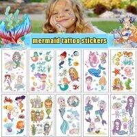 【hot】▼  10 Pack Fake Stickers Cartoon Temporary Tattoos Kids Arm Undersea Fun