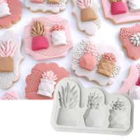 Succulent Pots Silicone Epoxy Resin Plaster Silicone Mould cake mold fondant molds cake decorating tools fondant tools DIY Bread  Cake Cookie Accessor