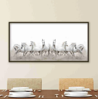 DOSEART ภาพพร้อมกรอบ Glory Horse ( 83x43 cm )