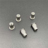 200pcs Metric M3 304 Stainless Steel Flat Head Rivet Nut Threaded Insert Nutsert Rivnut