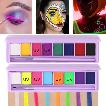 HANDAIYAN Water Activated Eyeliner UV Light Neon Pastels Eyeliner  Pastel-Black Light UV Reactive Eyeliner Glow